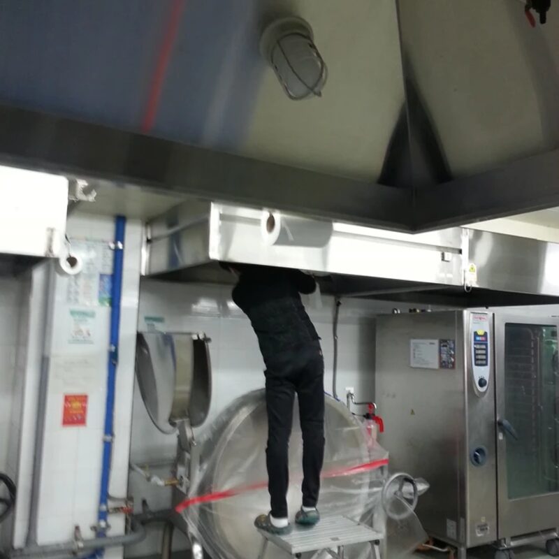 메시형 필터 불림 세척 과정