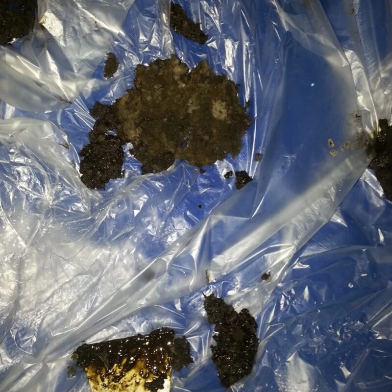 급기 필터 먼지 퇴적 상태 확인